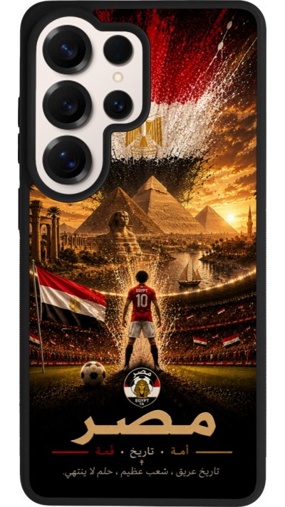 Samsung Galaxy S26 Ultra Case Hülle - Silikon schwarz Fussball Ägypten splash 2026