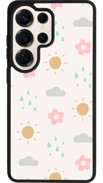 Coque Samsung Galaxy S26 Ultra - Silicone rigide noir Spring 23 weather