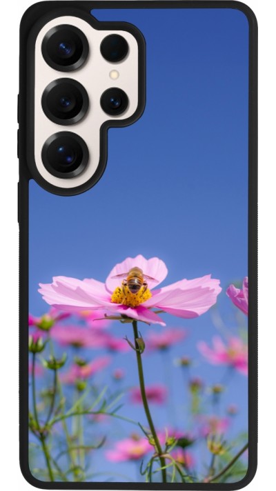 Coque Samsung Galaxy S26 Ultra - Silicone rigide noir Bee on a flower 2026