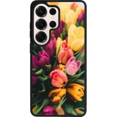 Coque Samsung Galaxy S26 Ultra - Silicone rigide noir Bouquet of tulips 2026