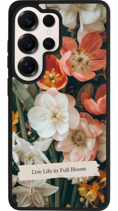 Coque Samsung Galaxy S26 Ultra - Silicone rigide noir Full Bloom 2026