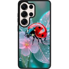 Coque Samsung Galaxy S26 Ultra - Silicone rigide noir Ladybird in bloom 2026