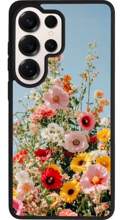 Coque Samsung Galaxy S26 Ultra - Silicone rigide noir Spring flowers 2026
