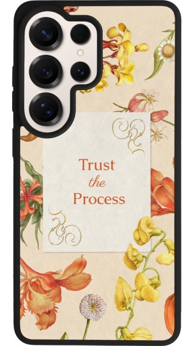 Coque Samsung Galaxy S26 Ultra - Silicone rigide noir Trust the process 2026