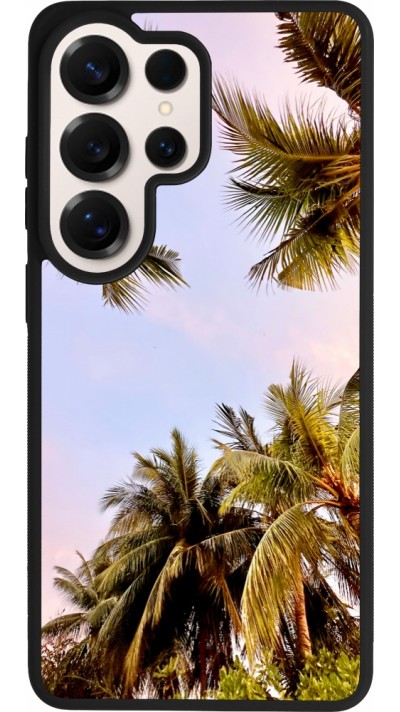Coque Samsung Galaxy S26 Ultra - Silicone rigide noir Summer 2023 palm tree vibe