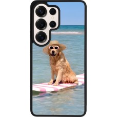 Coque Samsung Galaxy S26 Ultra - Silicone rigide noir Summer Dog on Paddle