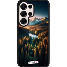 Coque Samsung Galaxy S26 Ultra - Silicone rigide noir Sunset Forest Lake