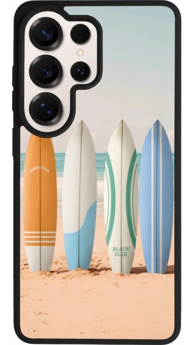 Coque Samsung Galaxy S26 Ultra - Silicone rigide noir Summer surfboard 2025