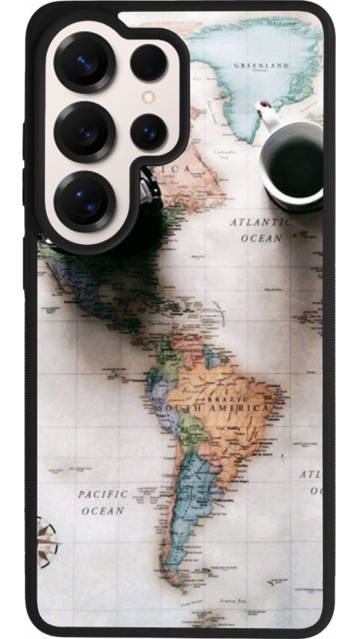 Coque Samsung Galaxy S26 Ultra - Silicone rigide noir Travel 01