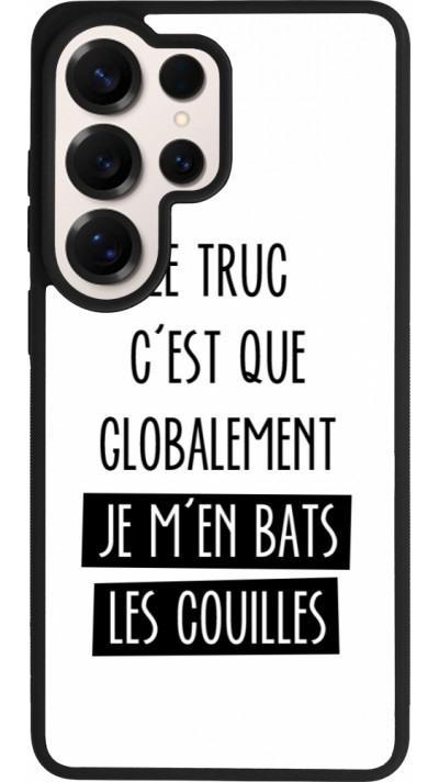 Coque Samsung Galaxy S26 Ultra - Silicone rigide noir Le truc globalement bats les couilles