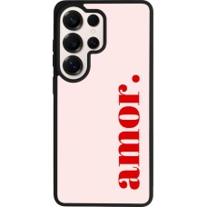 Coque Samsung Galaxy S26 Ultra - Silicone rigide noir Valentine 2024 amor