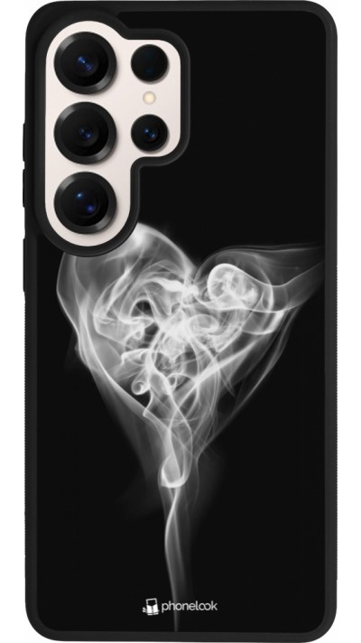 Coque Samsung Galaxy S26 Ultra - Silicone rigide noir Valentine 2022 Black Smoke