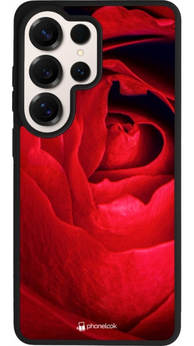 Coque Samsung Galaxy S26 Ultra - Silicone rigide noir Valentine 2022 Rose