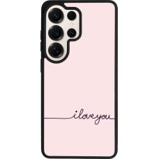 Coque Samsung Galaxy S26 Ultra - Silicone rigide noir Valentine 2023 i love you writing