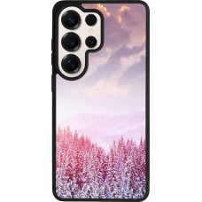 Samsung Galaxy S26 Ultra Case Hülle - Silikon schwarz Winter 22 Pink Forest