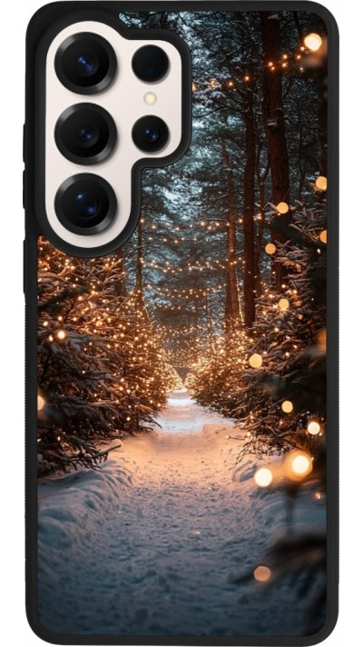 Samsung Galaxy S26 Ultra Case Hülle - Silikon schwarz Winter 25 Winter snowy road