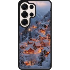 Samsung Galaxy S26 Ultra Case Hülle - Silikon schwarz Winter 25 Winter snowy village