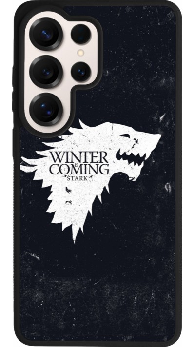 Samsung Galaxy S26 Ultra Case Hülle - Silikon schwarz Winter is coming Stark