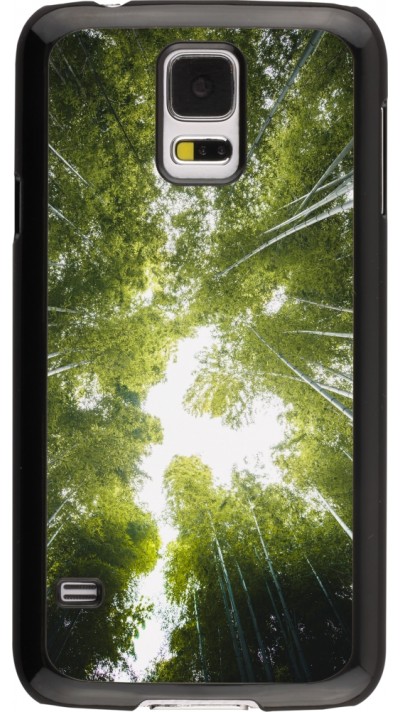 Samsung Galaxy S5 Case Hülle - Spring 23 forest blue sky