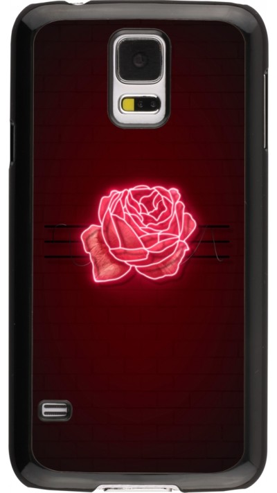 Samsung Galaxy S5 Case Hülle - Spring 23 neon rose