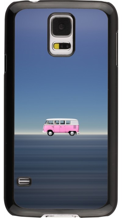 Samsung Galaxy S5 Case Hülle - Spring 23 pink bus