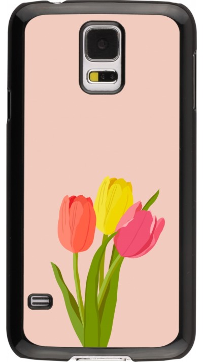 Samsung Galaxy S5 Case Hülle - Spring 23 tulip trio