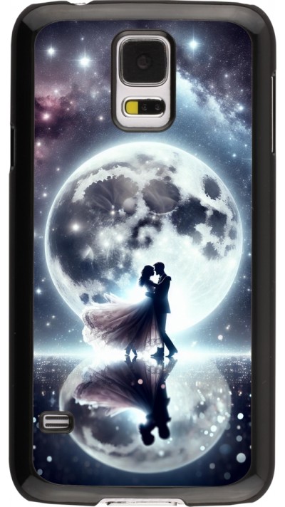 Samsung Galaxy S5 Case Hülle - Valentin 2024 Liebe unter dem Mond