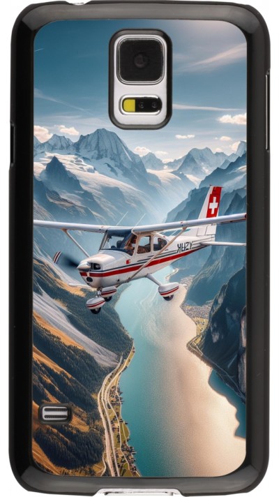 Samsung Galaxy S5 Case Hülle - Schweizer Alpenflug