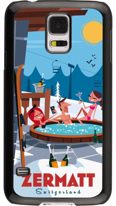 Samsung Galaxy S5 Case Hülle - Zermatt Mountain Jacuzzi