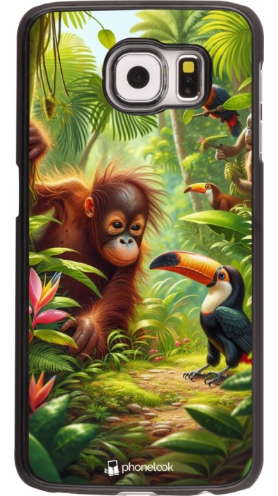 Samsung Galaxy S6 Case Hülle - Tropischer Dschungel Tayrona