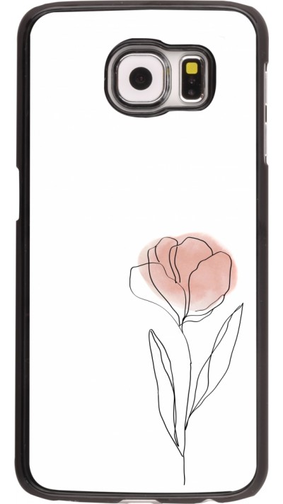 Samsung Galaxy S6 Case Hülle - Spring 23 minimalist flower