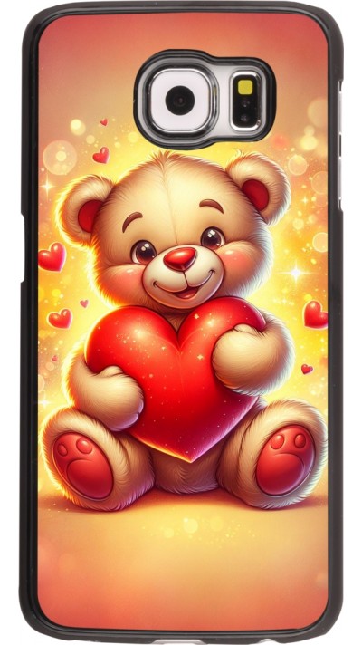 Samsung Galaxy S6 Case Hülle - Valentin 2024 Teddy Liebe