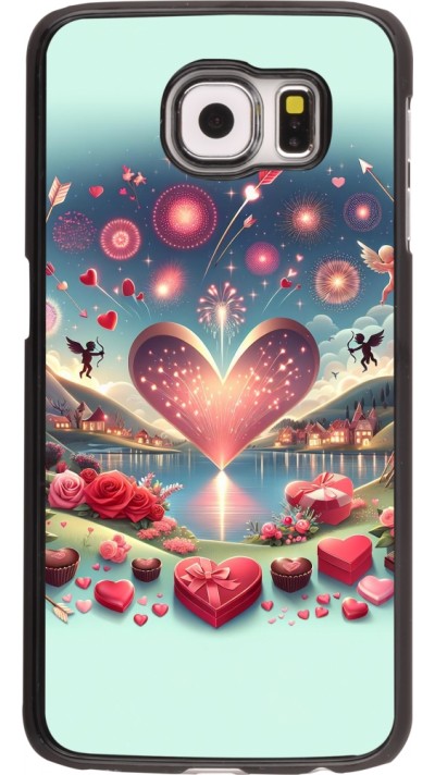 Samsung Galaxy S6 Case Hülle - Valentin 2025 Schick
