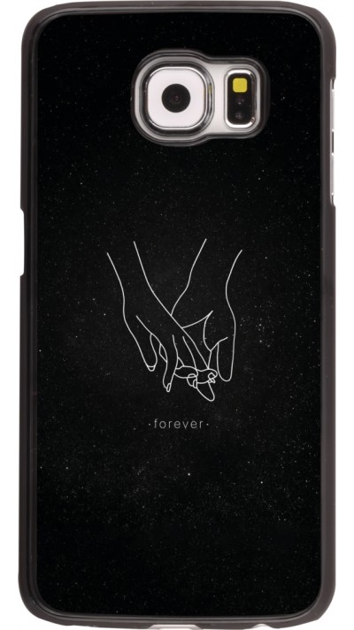 Samsung Galaxy S6 Case Hülle - Valentine 2023 hands forever