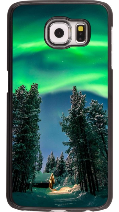 Samsung Galaxy S6 Case Hülle - Winter 22 Northern Lights