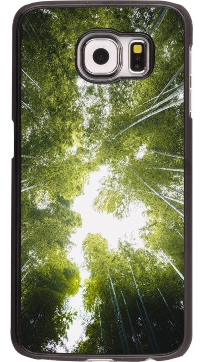 Samsung Galaxy S6 edge Case Hülle - Spring 23 forest blue sky