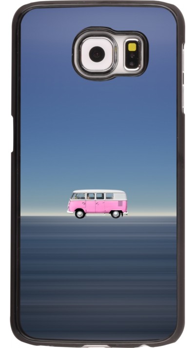 Samsung Galaxy S6 edge Case Hülle - Spring 23 pink bus