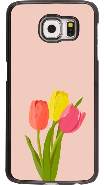 Samsung Galaxy S6 edge Case Hülle - Spring 23 tulip trio