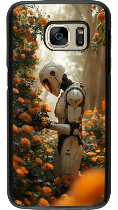 Coque Samsung Galaxy S7 - Astronaut flowers 2025