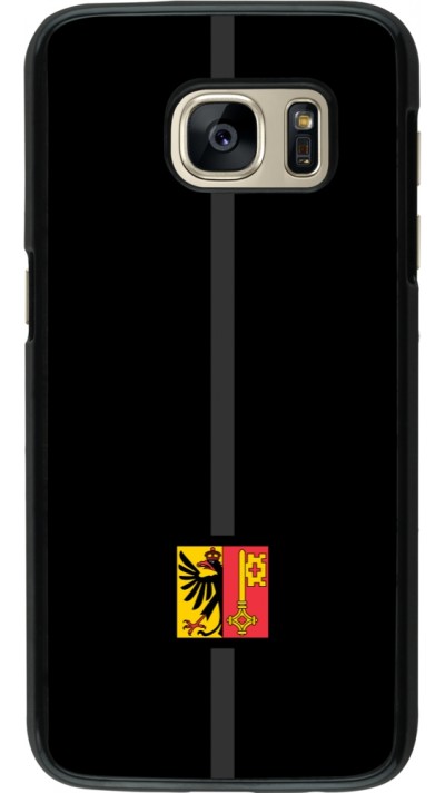 Samsung Galaxy S7 Case Hülle - Kanton GE schwarz