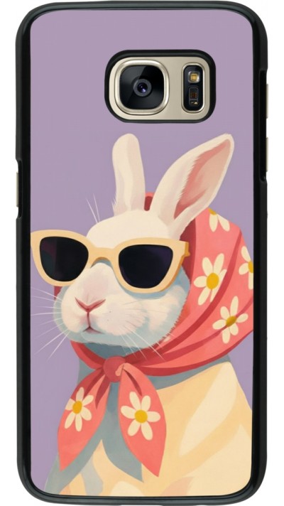 Samsung Galaxy S7 Case Hülle - Easter 2026 Rabbit with scarf