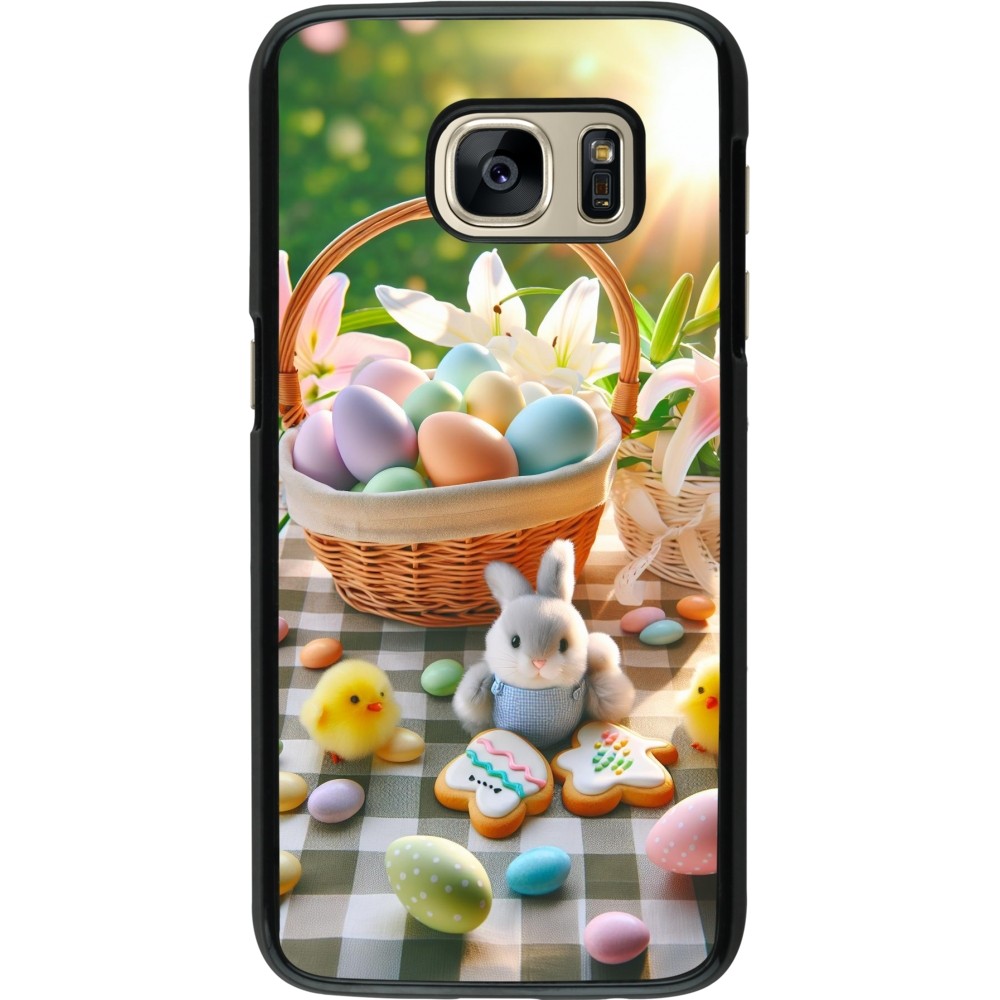 Samsung Galaxy S7 Case Hülle - Ostern 2025 Osterkorb