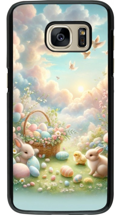 Samsung Galaxy S7 Case Hülle - Ostern 2025 Pastell Ostern