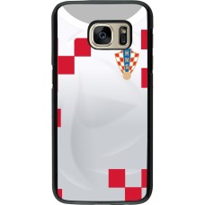 Samsung Galaxy S7 Case Hülle - Kroatien 2022 personalisierbares Fussballtrikot