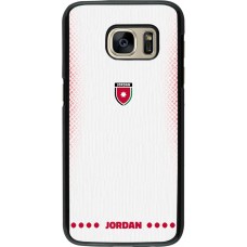 Samsung Galaxy S7 Case Hülle - Jordanien 2026 personalisierbares Fussballtrikot