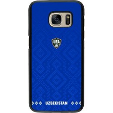 Samsung Galaxy S7 Case Hülle - Usbekistan 2026 personalisierbares Fussballtrikot