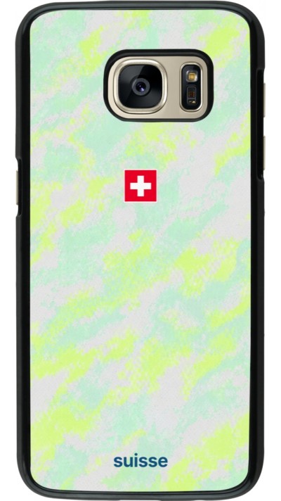 Samsung Galaxy S7 Case Hülle - Schweiz Away 2026 personalisierbares Fussballtrikot