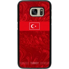 Samsung Galaxy S7 Case Hülle - Türkei 2026 personalisierbares Fussballtrikot