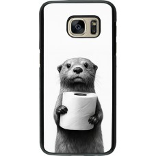 Samsung Galaxy S7 Case Hülle - Otter Toilettenpapier
