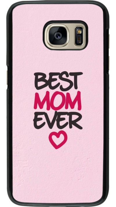 Coque Samsung Galaxy S7 - Mom 2023 best Mom ever pink Coque Samsung Galaxy S7 - Mom 2023 best Mom ever pink